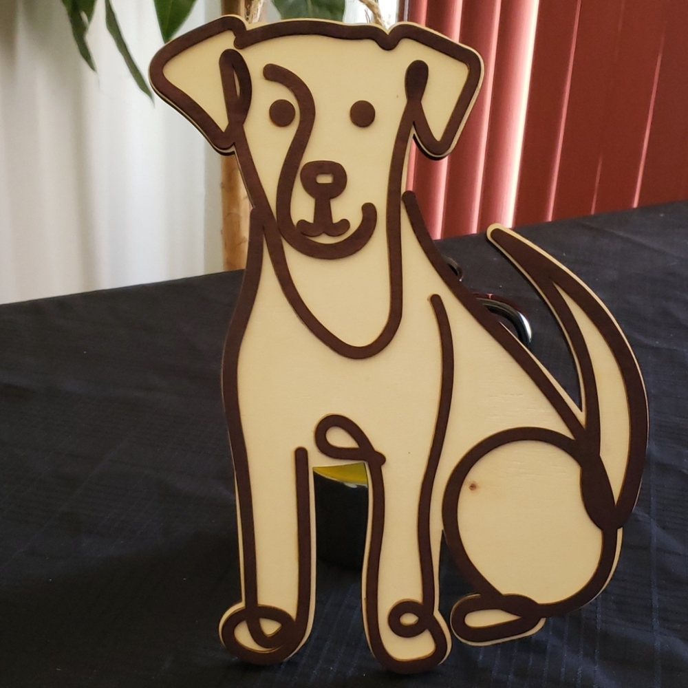 Dog Wall Hanger.
